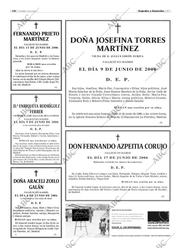 ABC MADRID 18-06-2006 página 85