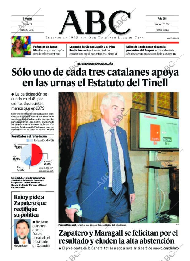 ABC CORDOBA 19-06-2006 página 1