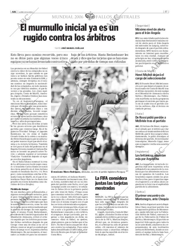 ABC CORDOBA 19-06-2006 página 87