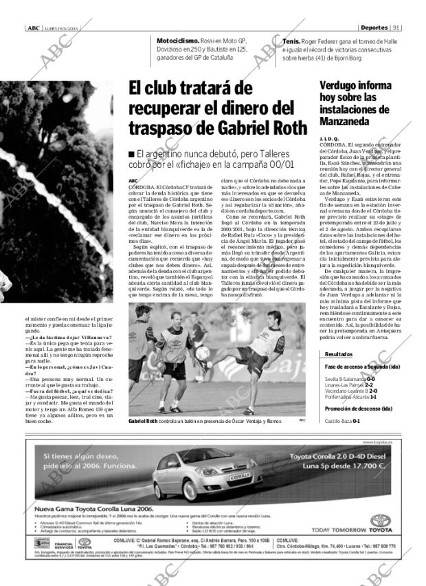 ABC CORDOBA 19-06-2006 página 91