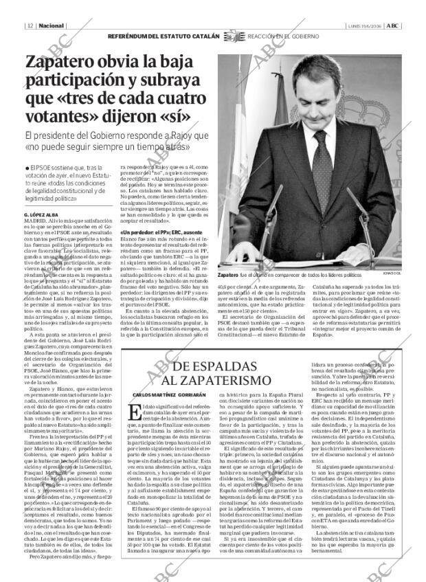 ABC MADRID 19-06-2006 página 12