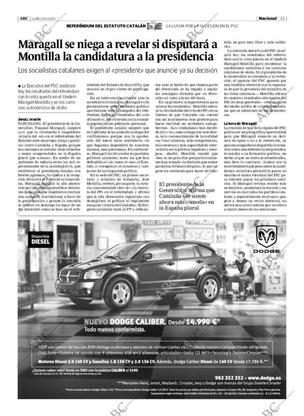 ABC MADRID 19-06-2006 página 13