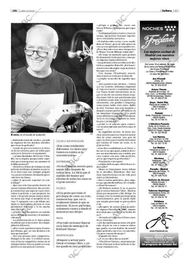 ABC MADRID 19-06-2006 página 65