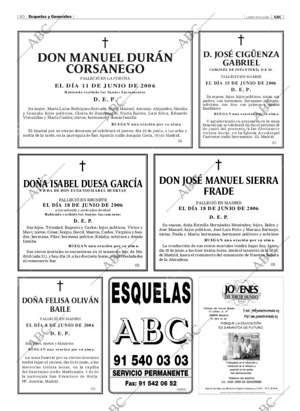 ABC MADRID 19-06-2006 página 80