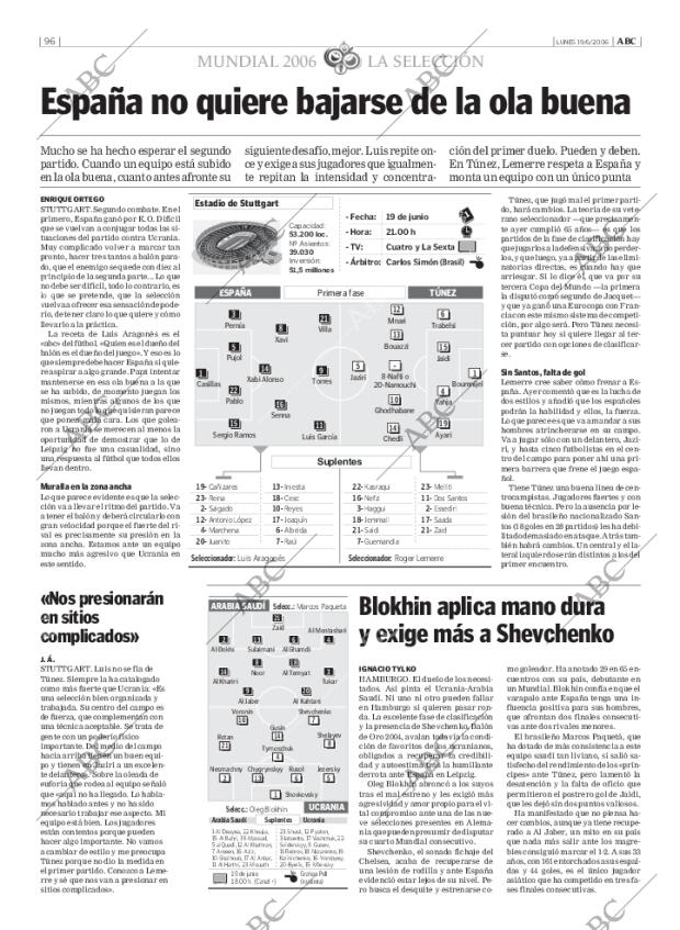 ABC MADRID 19-06-2006 página 96