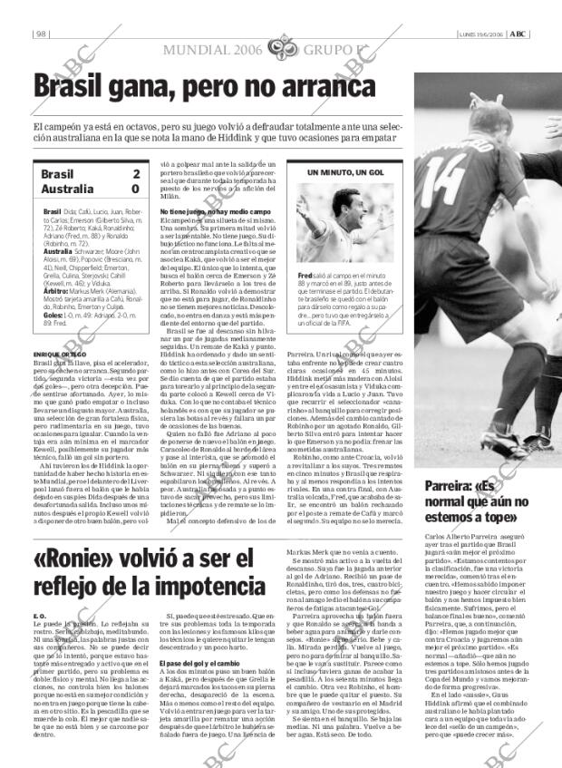 ABC MADRID 19-06-2006 página 98
