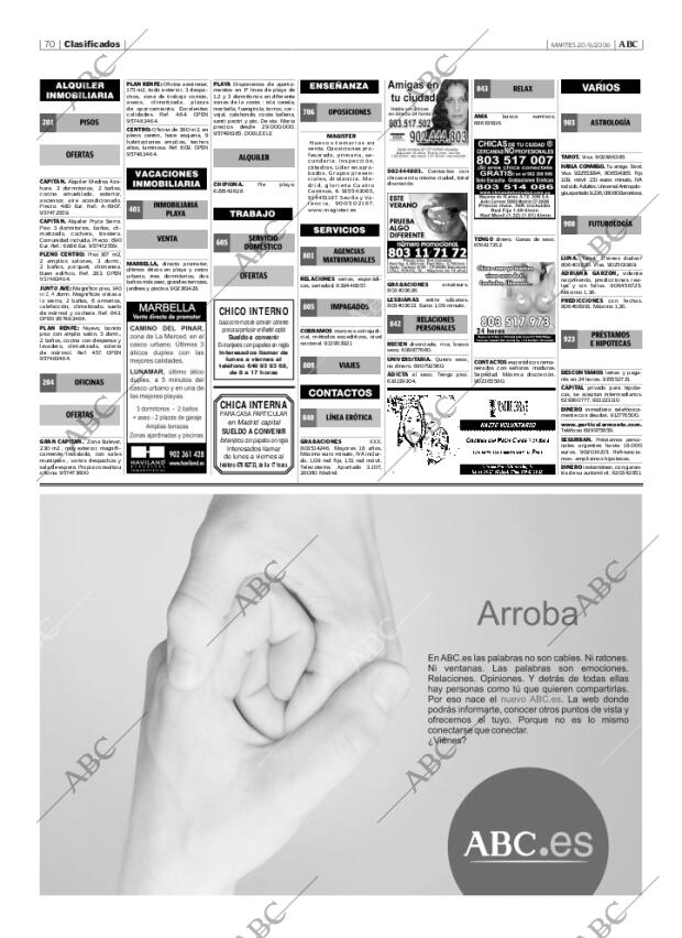 ABC CORDOBA 20-06-2006 página 70