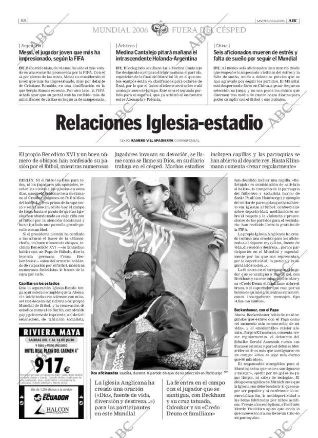 ABC CORDOBA 20-06-2006 página 88