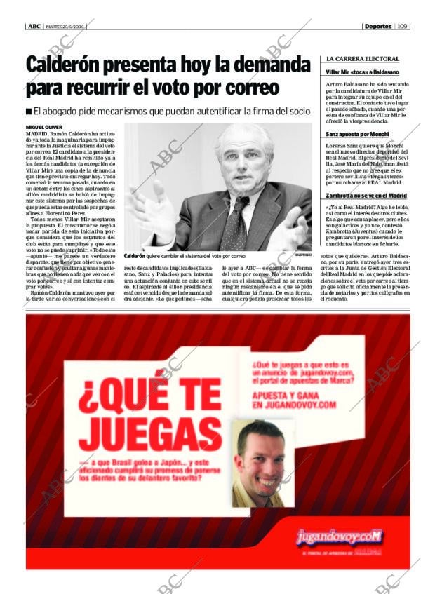 ABC MADRID 20-06-2006 página 109