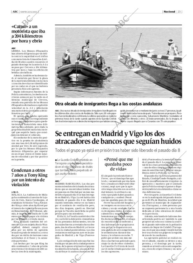ABC MADRID 20-06-2006 página 23
