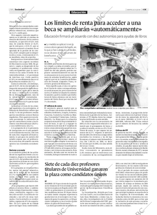 ABC MADRID 20-06-2006 página 58