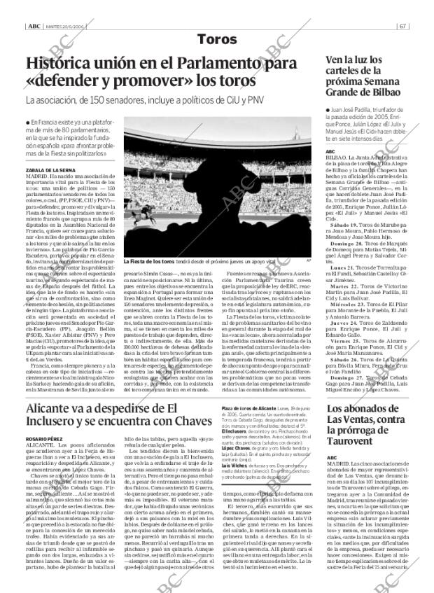 ABC MADRID 20-06-2006 página 67