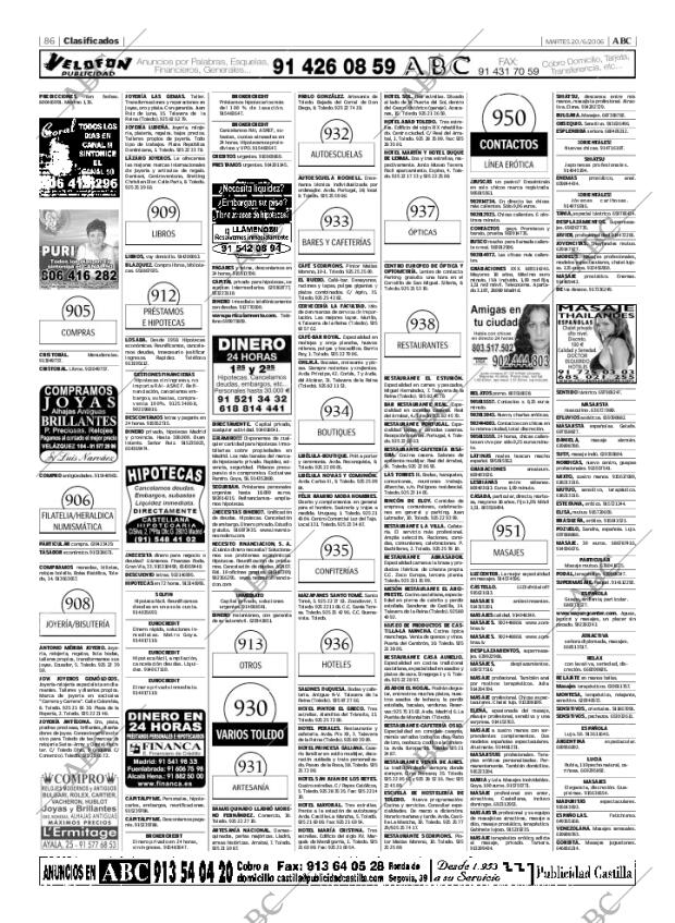 ABC MADRID 20-06-2006 página 86