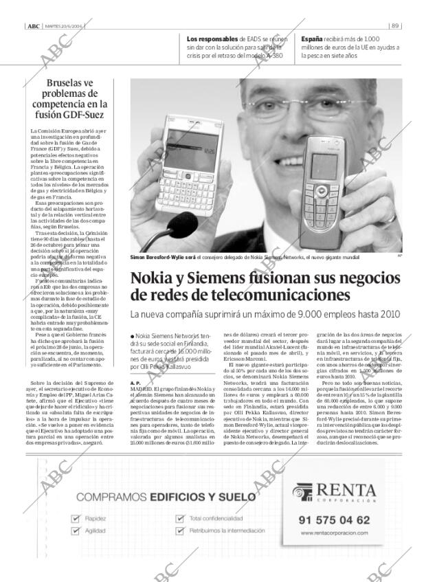 ABC MADRID 20-06-2006 página 89