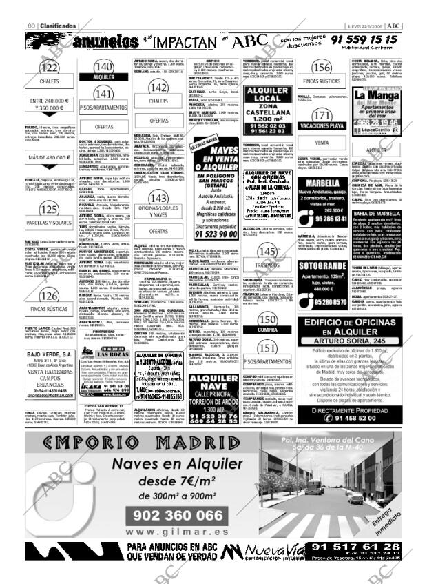 ABC MADRID 22-06-2006 página 80