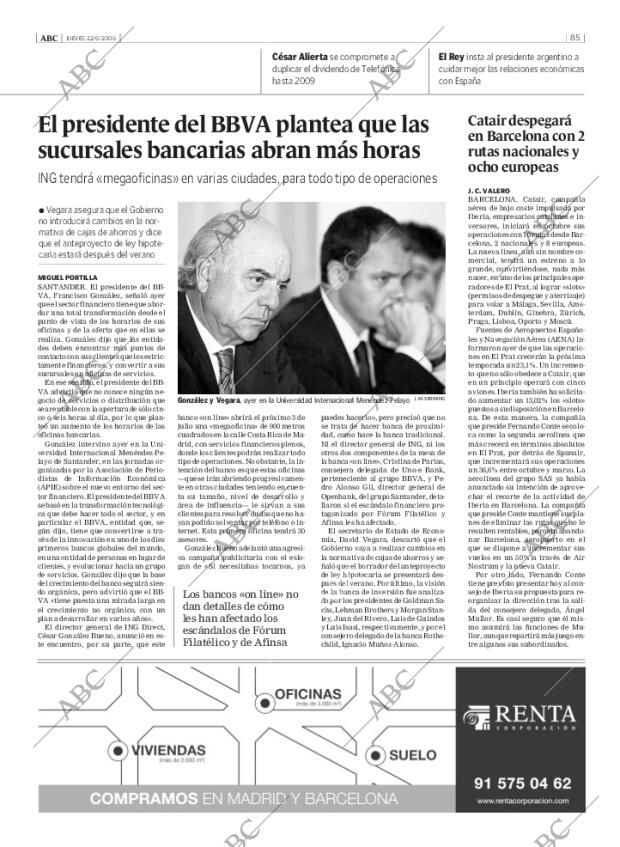 ABC MADRID 22-06-2006 página 85