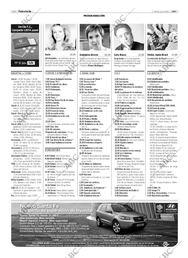 ABC SEVILLA 22-06-2006 página 118
