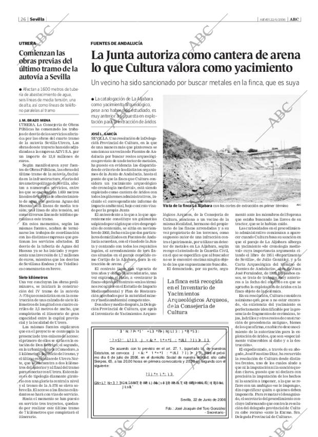 ABC SEVILLA 22-06-2006 página 26