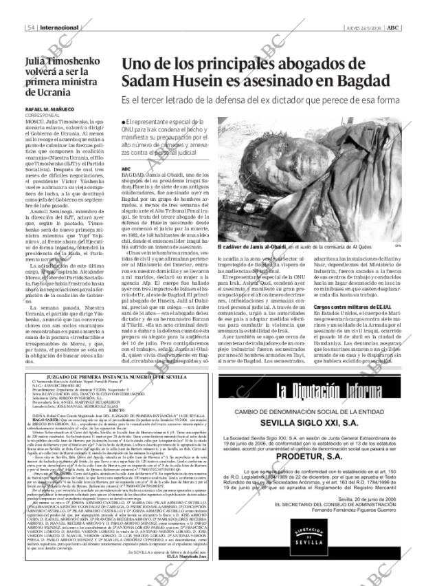 ABC SEVILLA 22-06-2006 página 54
