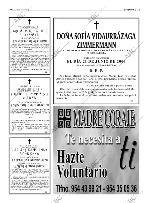 ABC SEVILLA 22-06-2006 página 77