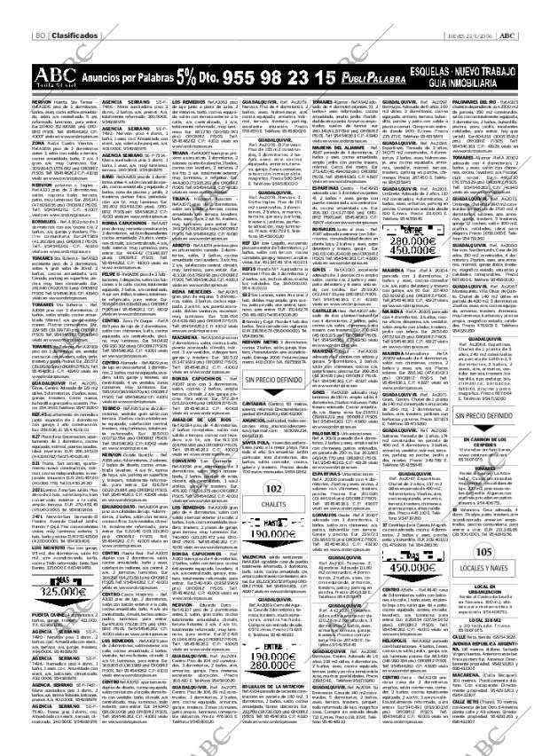 ABC SEVILLA 22-06-2006 página 80