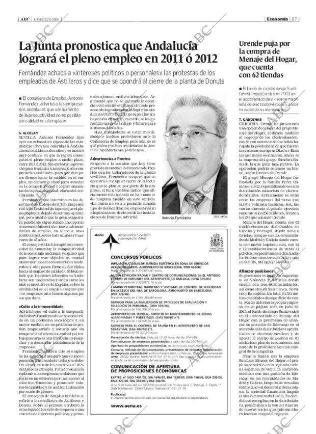 ABC SEVILLA 22-06-2006 página 87