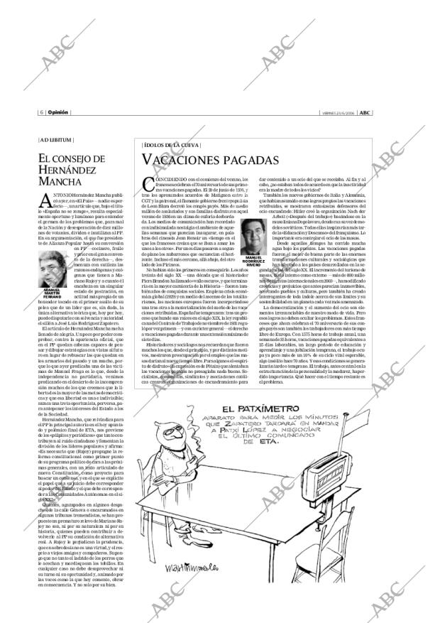 ABC MADRID 23-06-2006 página 6