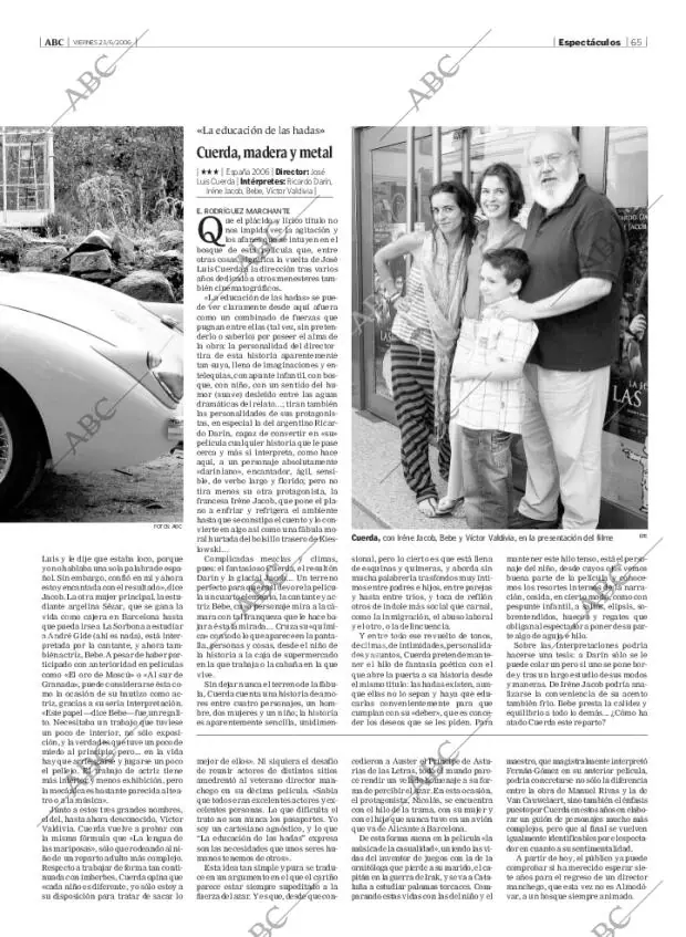 ABC MADRID 23-06-2006 página 65
