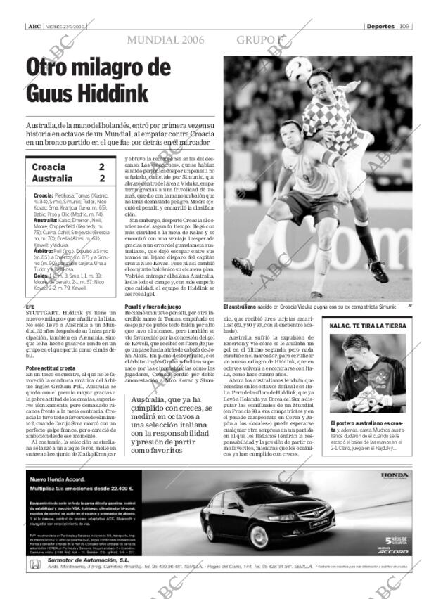 ABC SEVILLA 23-06-2006 página 109