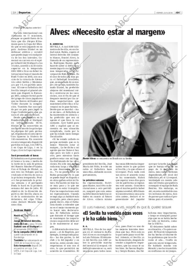 ABC SEVILLA 23-06-2006 página 114