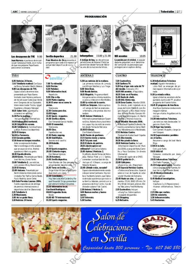 ABC SEVILLA 23-06-2006 página 127