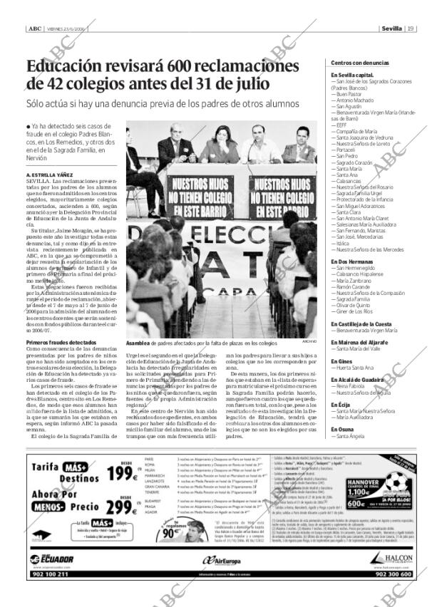 ABC SEVILLA 23-06-2006 página 19