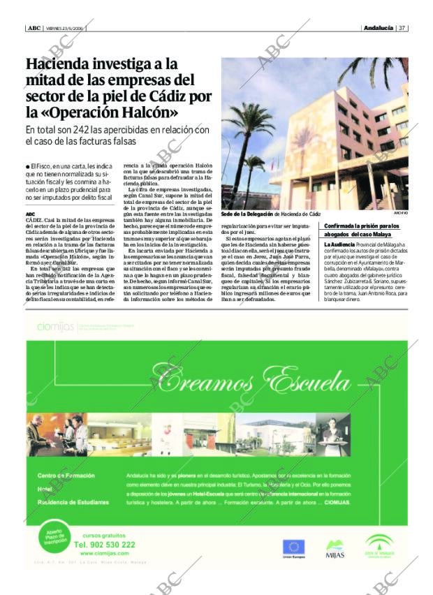 ABC SEVILLA 23-06-2006 página 37