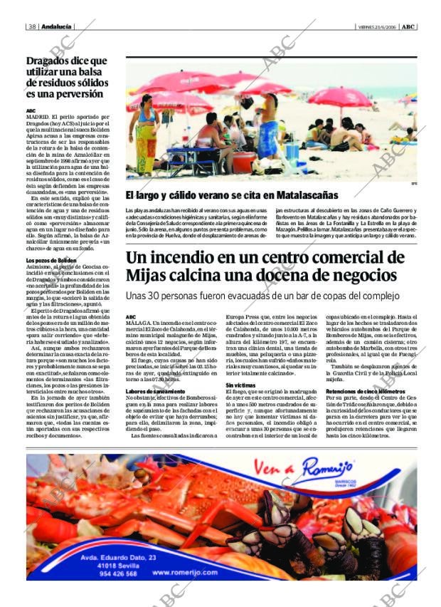 ABC SEVILLA 23-06-2006 página 38