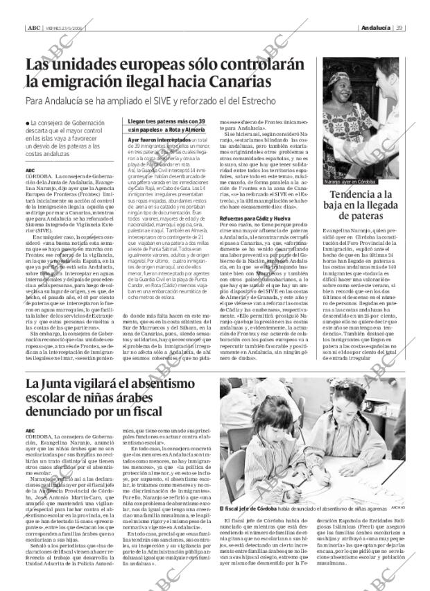 ABC SEVILLA 23-06-2006 página 39