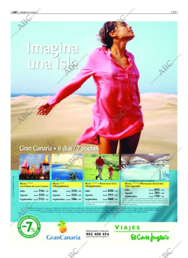 ABC SEVILLA 23-06-2006 página 43