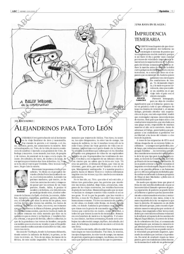 ABC SEVILLA 23-06-2006 página 5
