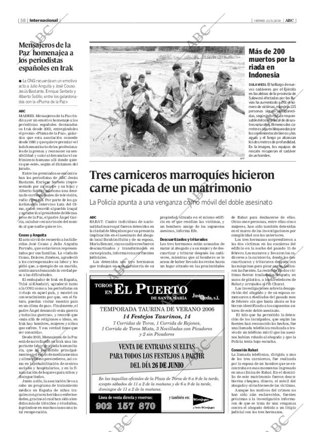 ABC SEVILLA 23-06-2006 página 58