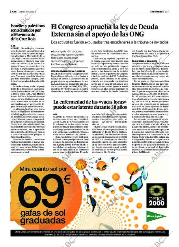 ABC SEVILLA 23-06-2006 página 63