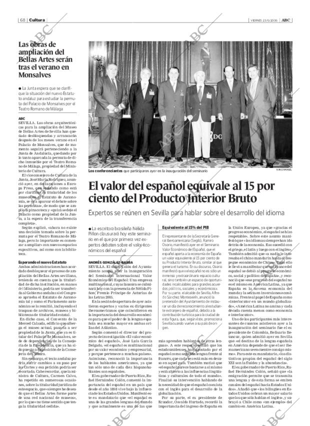 ABC SEVILLA 23-06-2006 página 68