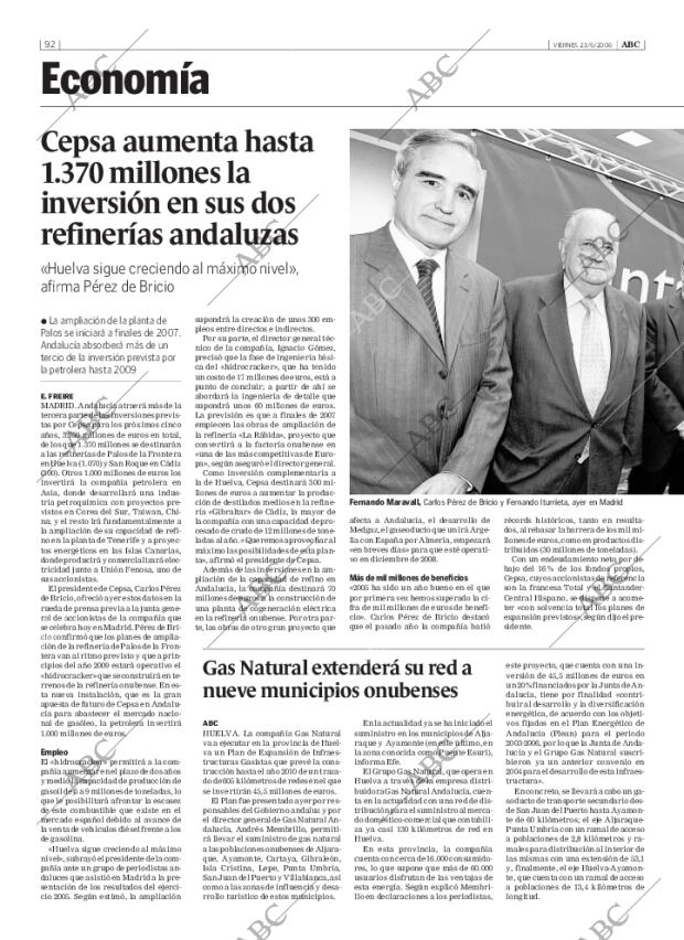 ABC SEVILLA 23-06-2006 página 92