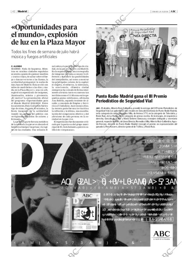 ABC MADRID 24-06-2006 página 42