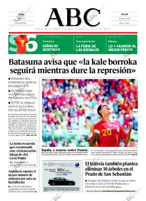 ABC SEVILLA 24-06-2006 página 1