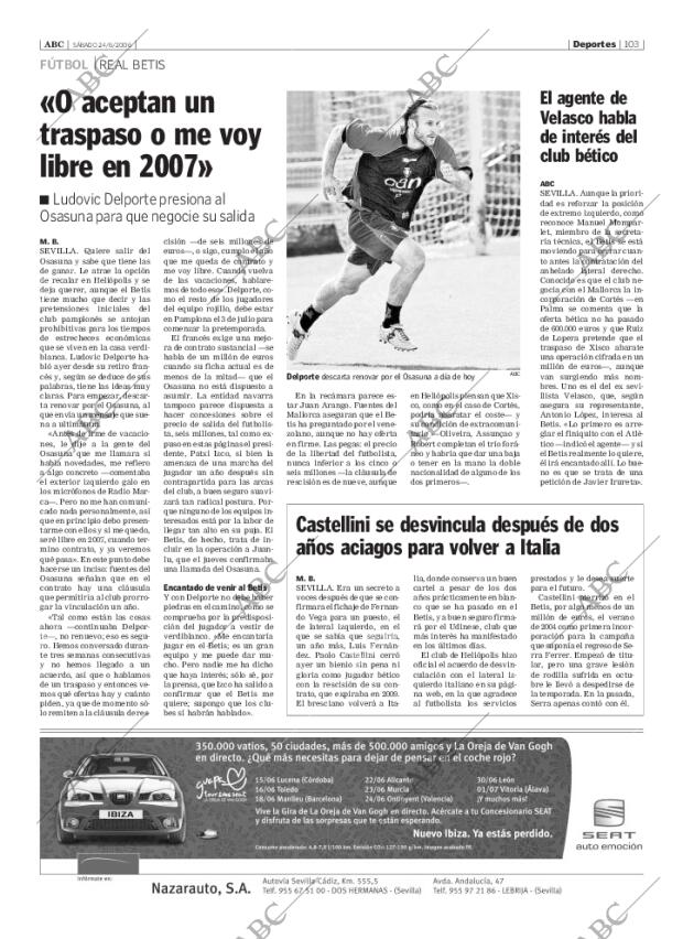ABC SEVILLA 24-06-2006 página 115