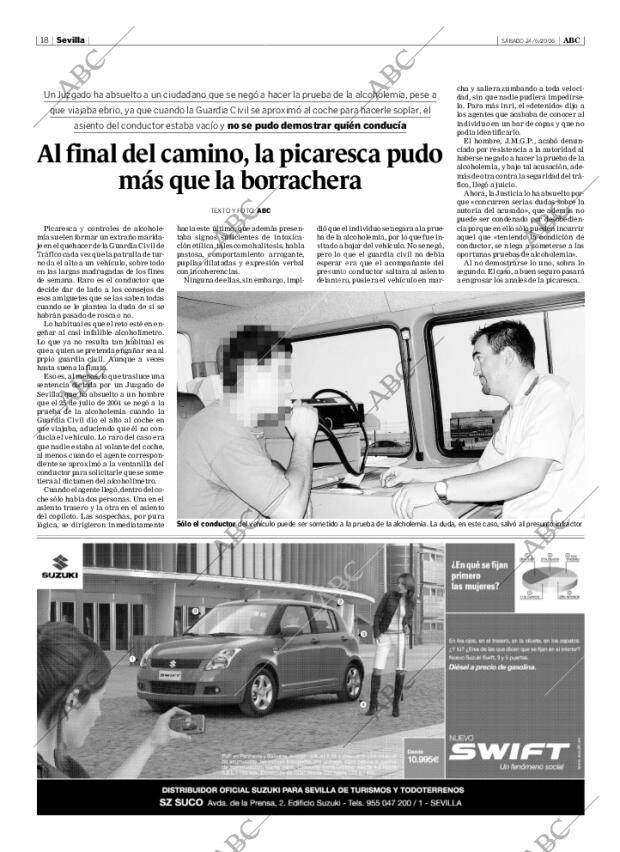 ABC SEVILLA 24-06-2006 página 18