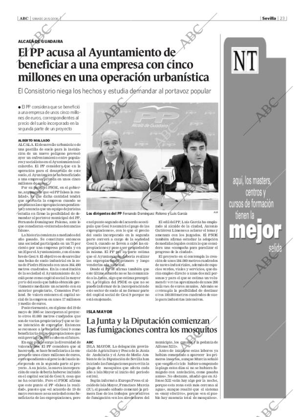 ABC SEVILLA 24-06-2006 página 23