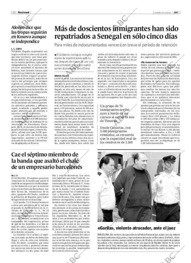 ABC SEVILLA 24-06-2006 página 50