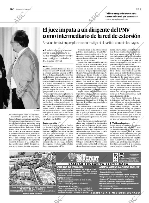 ABC MADRID 25-06-2006 página 15