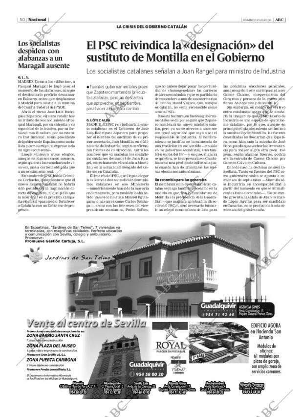 ABC SEVILLA 25-06-2006 página 50