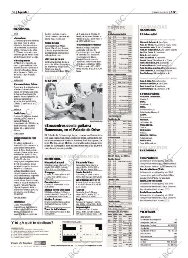 ABC CORDOBA 26-06-2006 página 54